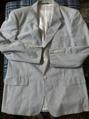 Mark, Fore & Strike Biscayne Collection Seersucker Men’s Sports Coat Size 42 R